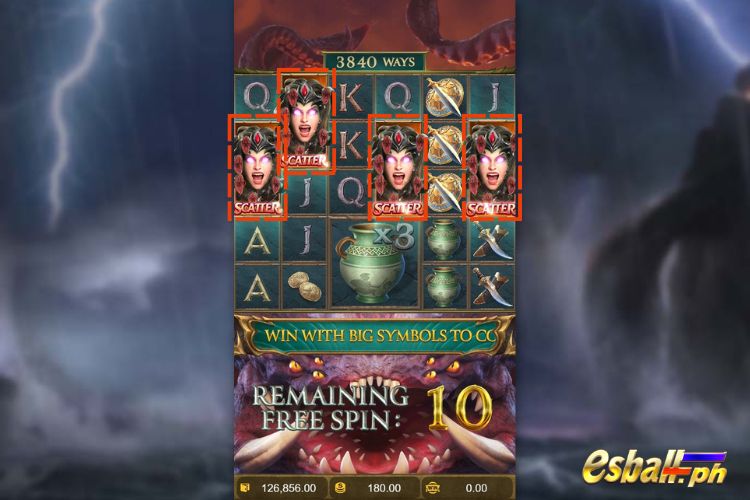Legend Of Perseus Free Spins Feature