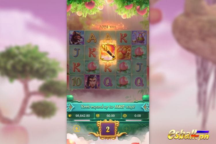 PG Soft Legendary Monkey King Slot Expanding Reel Symbol