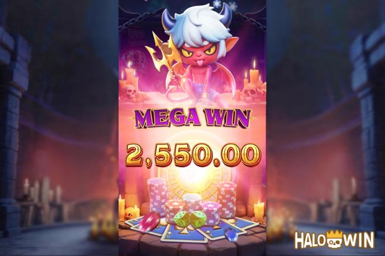 Bet 75 pesos and win 2,550 pesos on Lucky Mischief Big Win.