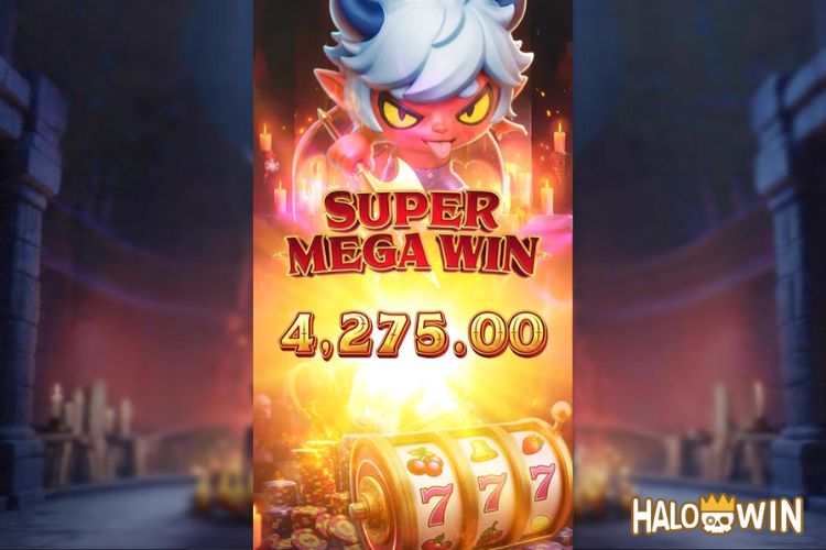 Bet 75 pesos and win 4,275 pesos on Lucky Mischief Big Win.