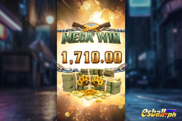 Bet 90 and get a big win 1,710 in the PG Mafia Mayhem.