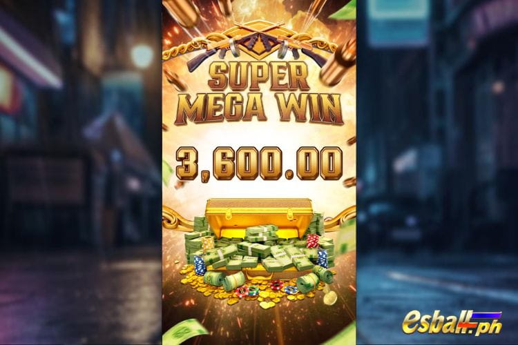 Bet 90 and get a big win 3,600 in the PG Mafia Mayhem.