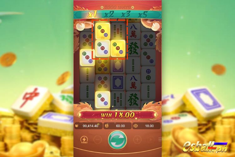 PG Mahjong Ways 2 Gold Plated Symbols