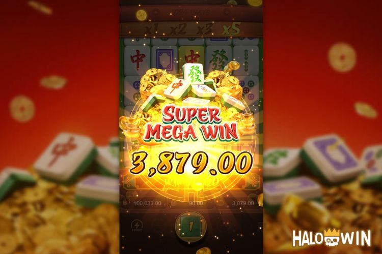 Bet 90 pesos and win 3,879 pesos on Mahjong Ways Big Win.