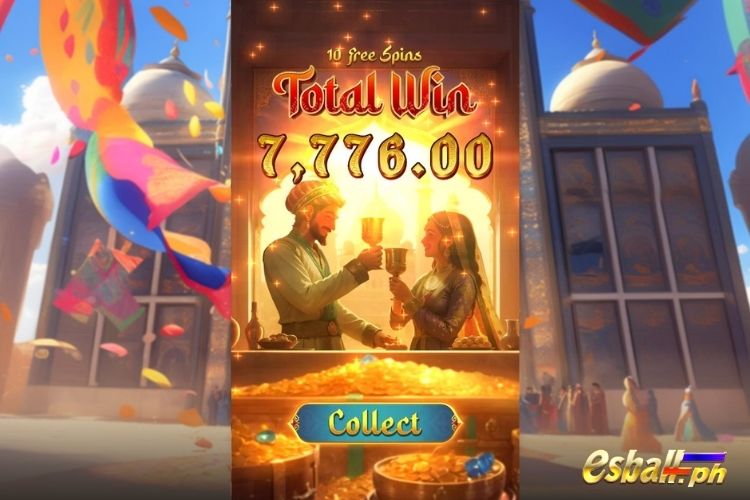Get 7,776 Pesos in PG Majestic Empire Free Spins.