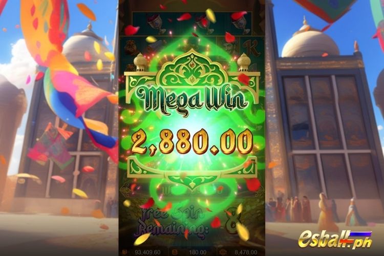 Bet 180 pesos and win 2,880 pesos on Majestic Empire Big Win.