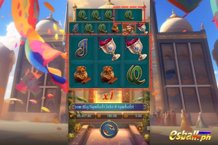 Majestic Empire Features: Mega Symbol