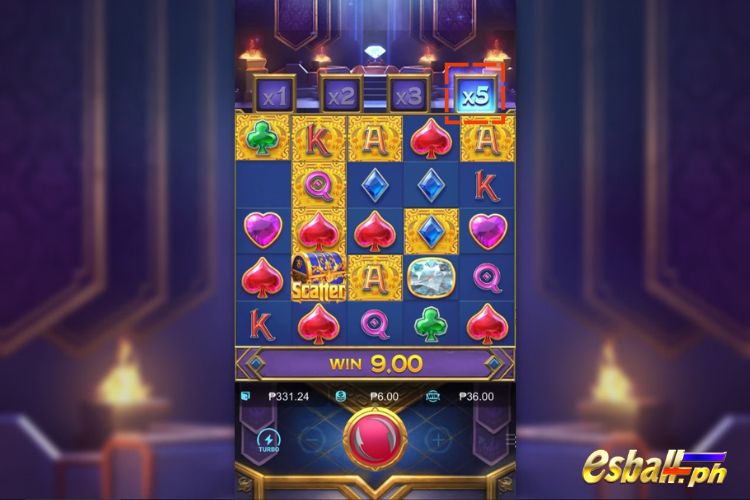 Majestic Treasures Features: Multiplier Majestic Treasures Features: Multiplier