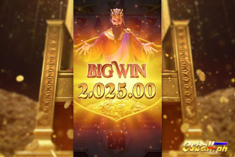 Bet 60 and get a big win 2,025 in PG Midas Fortune.