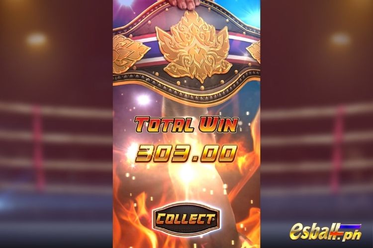 Get 303 Pesos in PG Muay Thai Champion Free Spins.