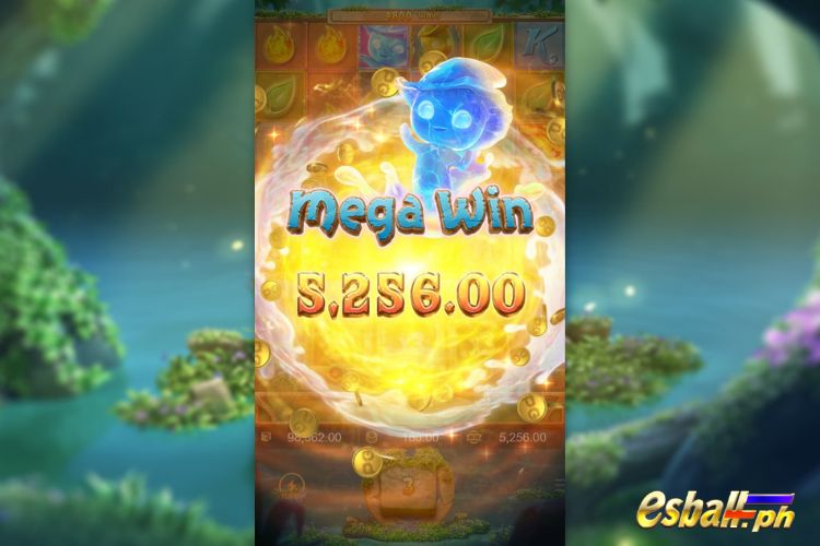 Bet 180 pesos and win 5256 pesos on PG Mystical Spirits Big Win!