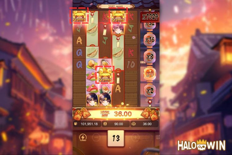 Scatter trigger the Free Spins