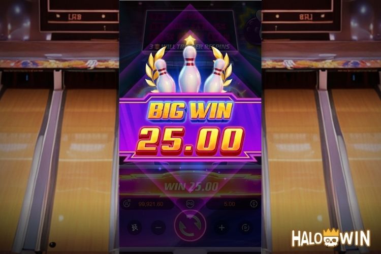 Bet 5 pesos and win 25 pesos on Perfect Strike Big Win.