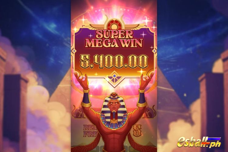 Bet 90 pesos and win 5,400 pesos on Pharaoh Royals Big Win.