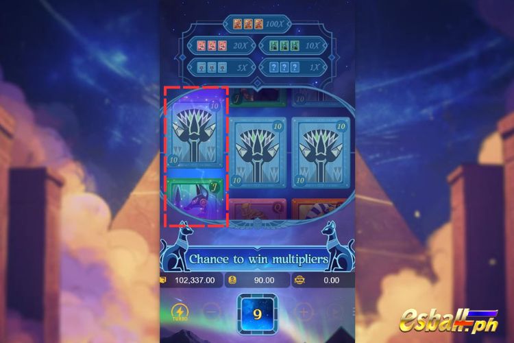 Pharaoh Royals Features: Respins