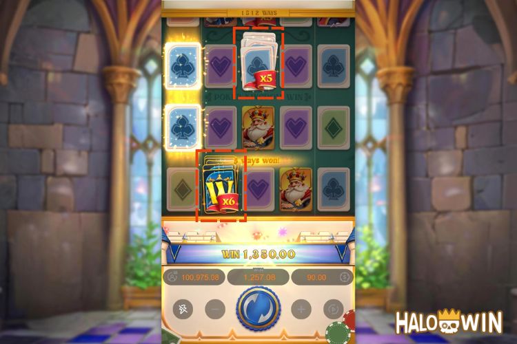 Poker Kingdom Win Features: Mystery Symbol