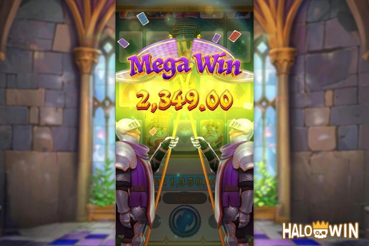 Bet 90 pesos and win 2,349 pesos on Poker Kingdom Win Big Win.