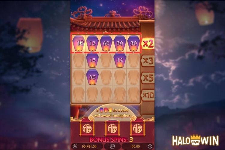 Prosperity Lanterns Mini Hold and Win Multiplier Prosperity Lanterns Mini Hold and Win Multiplier