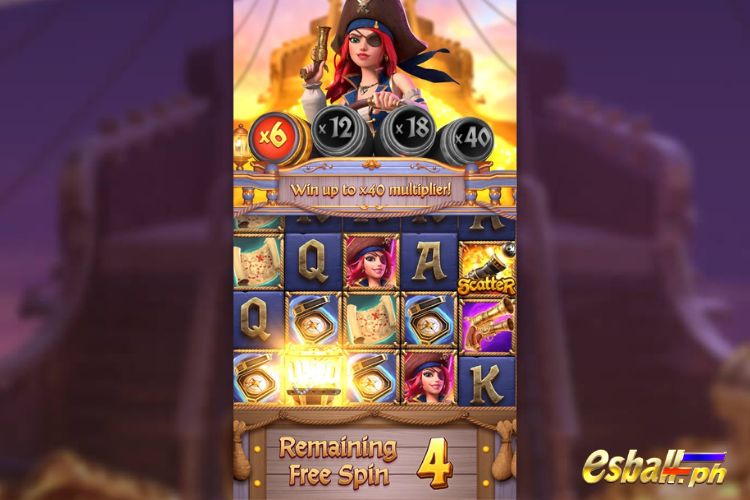 Queen Of Bounty PG Soft Slot Free Spins Feature