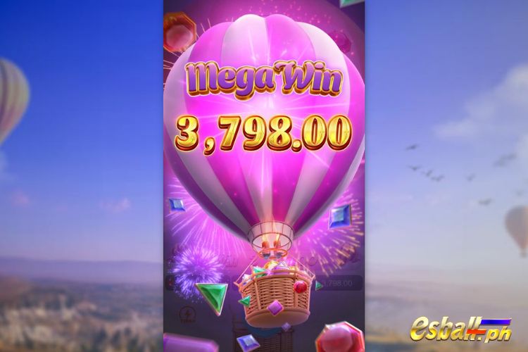 Bet 180 pesos and win 3,798 pesos on Skylight Wonders Big Win.