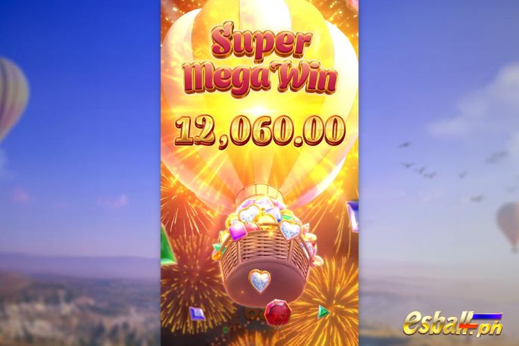 Bet 180 pesos and win 12,060 pesos on Skylight Wonders Big Win.