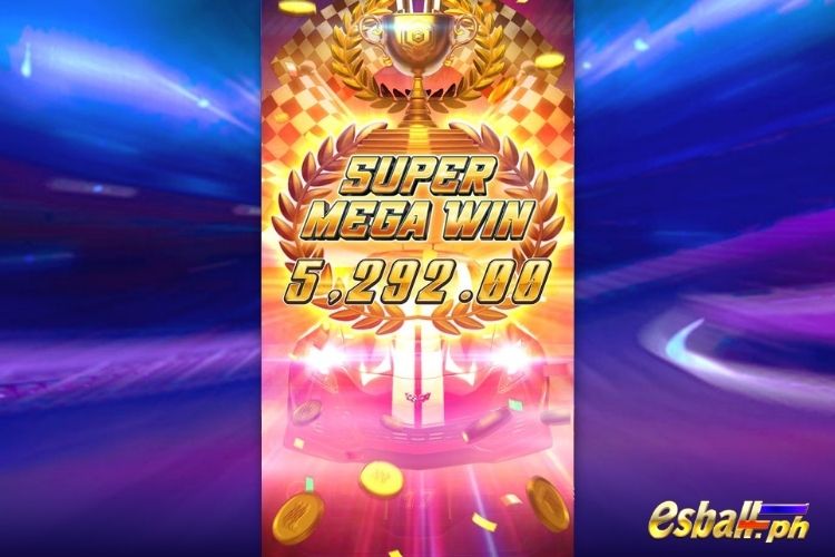 Bet 90 pesos and win 5292 pesos on PG Speed Winner Big Win!