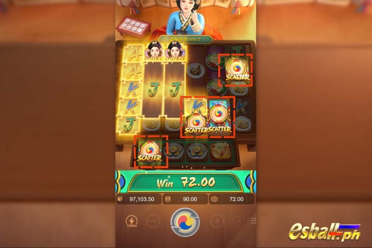 The Queen's Banquet PG Free Spins Feature