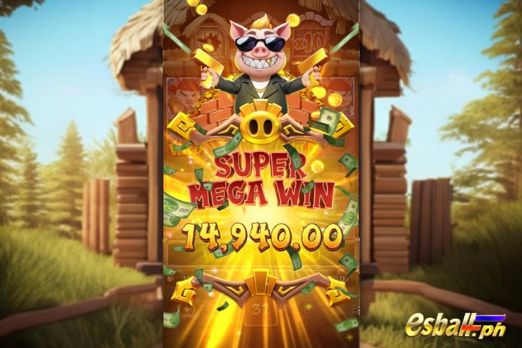 Bet 60 pesos and win 14940 pesos on PG Three Crazy Piggies Slot Big Win!