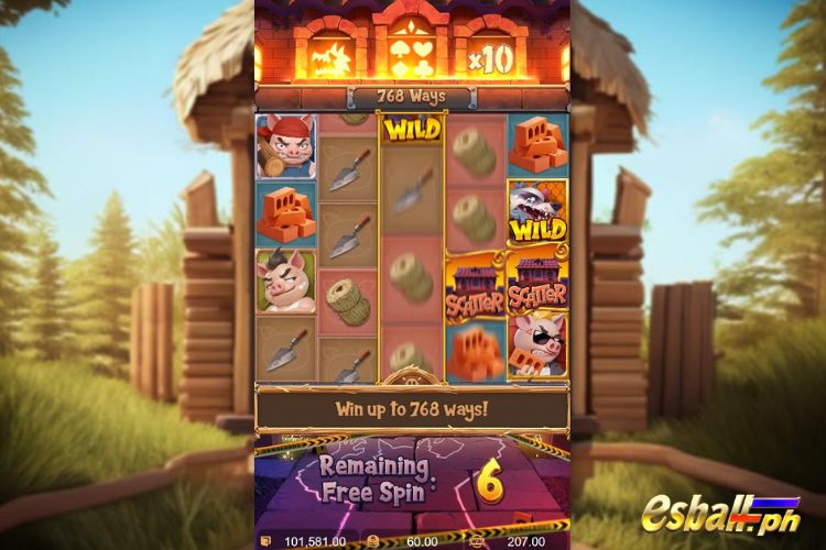 PG Three Crazy Piggies Slot Free Spins Game