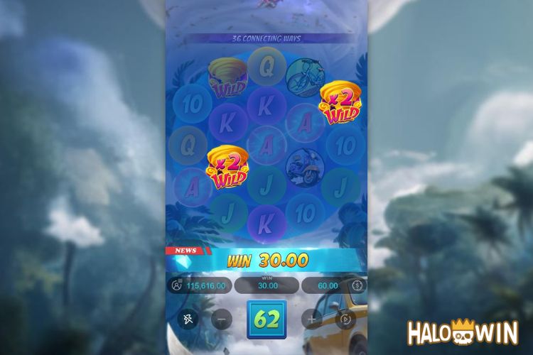 Tornado Rampage: Sticky Symbol