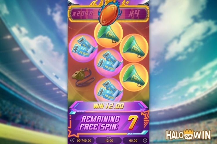 Touchdown Wins Free Spins