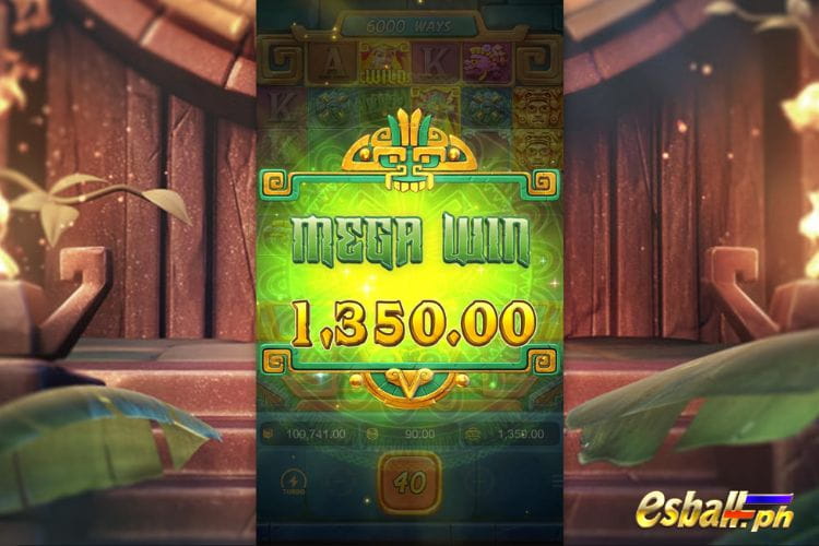 Bet 60 pesos and win 1,350 pesos on PG Treasures Of Aztec Slot Big Win!