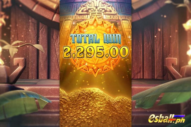 Bet 60 pesos and win 2,295 pesos on PG Treasures Of Aztec Slot Big Win!