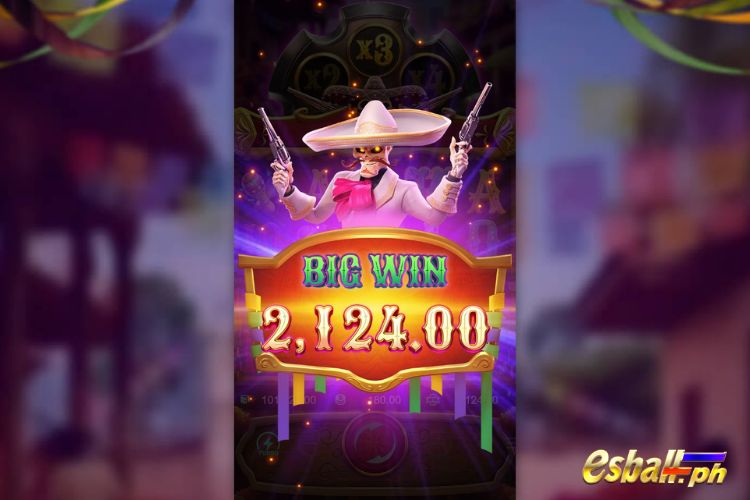 Bet 180 pesos and win 2124 pesos on Wild Bandito PG Soft Big Win!