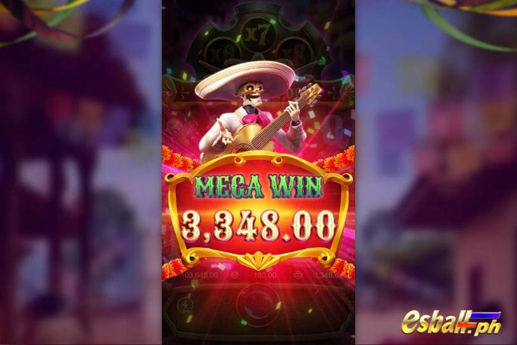 Bet 180 pesos and win 3348 pesos on Wild Bandito PG Soft Big Win!