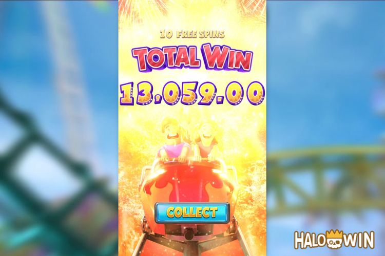 Get 13,059 Pesos in PG Wild Coaster Free Spins.