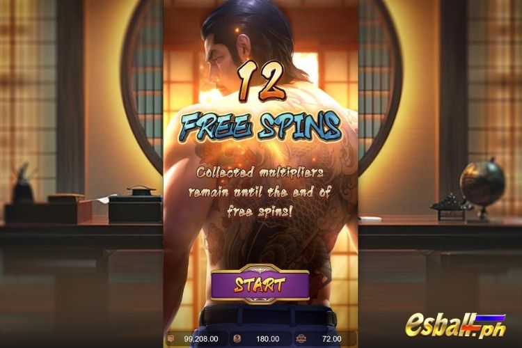 PG Yakuza Honor Slot Free Spins Game