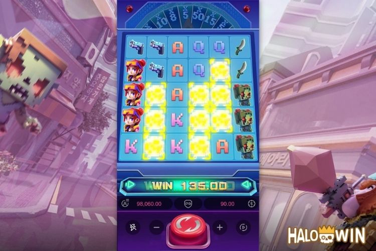 Zombie Blasters: Cascading Reels