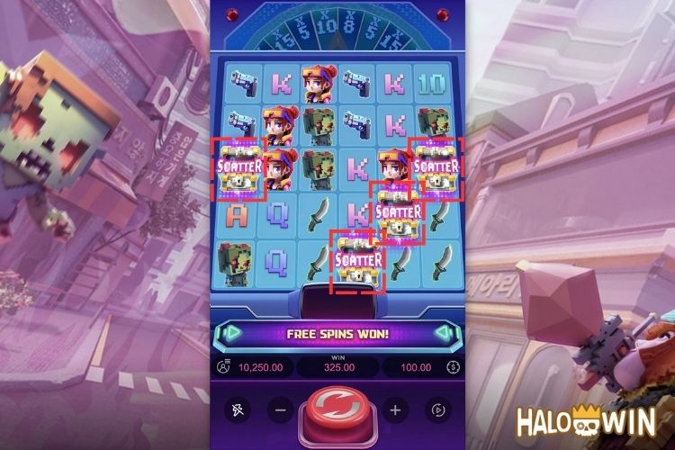 4+ Scatter trigger the Free Spins