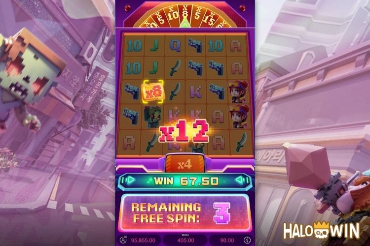 Zombie Blasters Free Spins: Multiplier