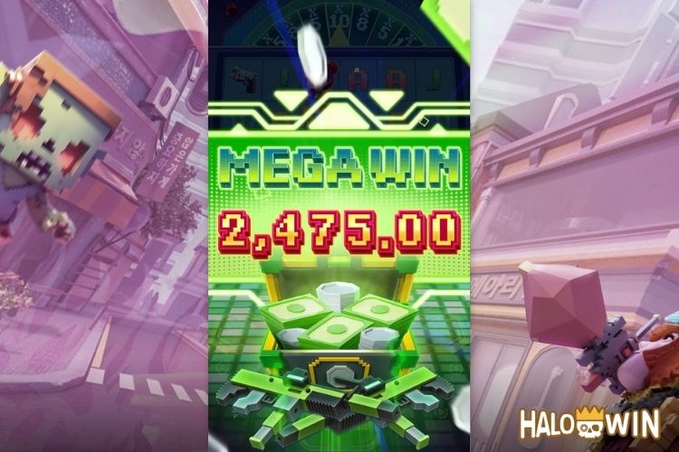 Bet 90 pesos and win 2,475 pesos on Zombie Blasters Big Win.
