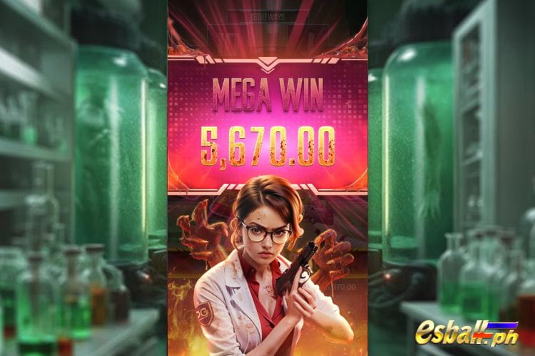 Bet 180 pesos to get Big Win 5,670 in Zombie Outbreak!