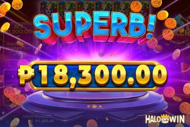 Bet 100 pesos and win 18,300 pesos on 6 Jokers Big Win.