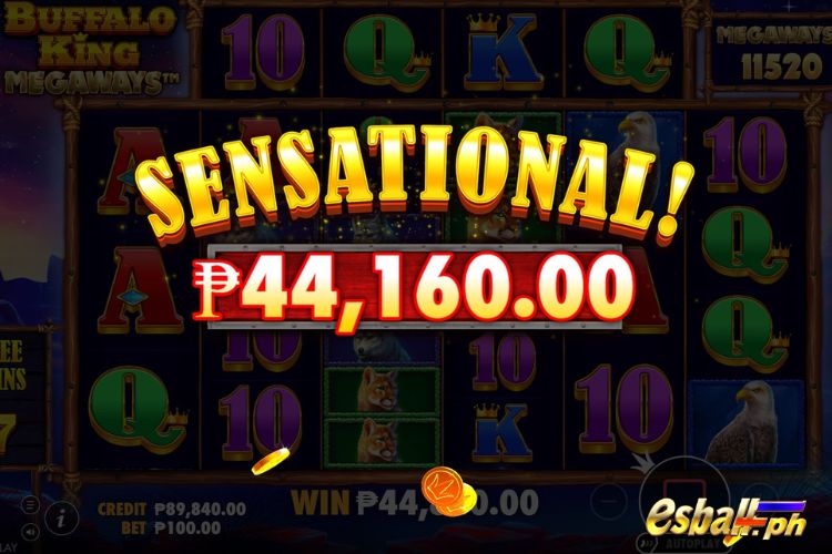 Bet 100 pesos and win pesos on Buffalo King Megaways Big Win. Bet 100 pesos and win pesos on Buffalo King Megaways Big Win.