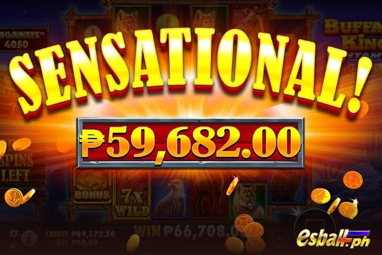 Bet 60 and get a big win 59,682 in the Buffalo King Untamed Megaways Pragmatic Play. Bet 60 and get a big win 59,682 in the Buffalo King Untamed Megaways Pragmatic Play.