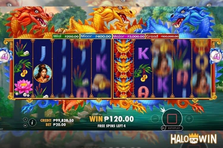 Dragon's Gate Bonus Choice Free Spins: Expanding Reels