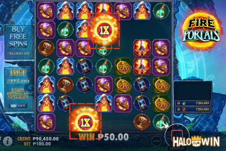 Fire Portals: Sticky Symbol