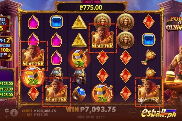 Forge Of Olympus Slot Free Spins Game