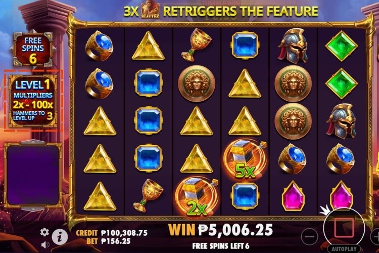 Forge Of Olympus Slot Free Spins Game