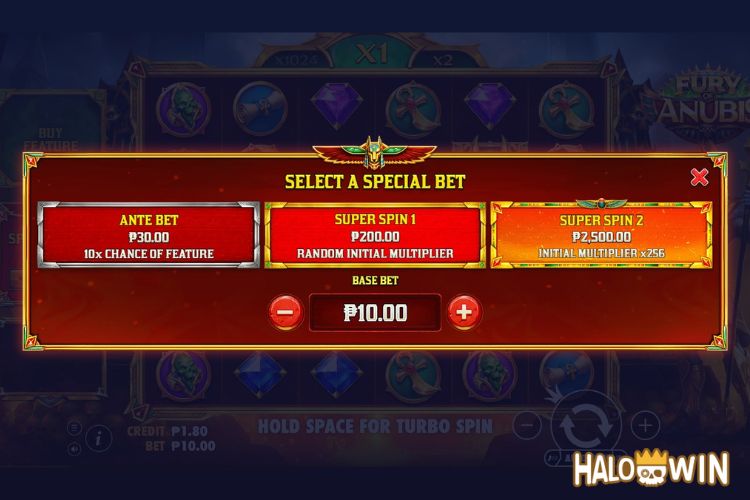 Fury Of Anubis: Extra Bet